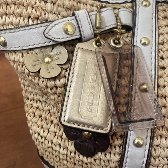 Coach Natalie Straw Satchel - Picture 4 of 16